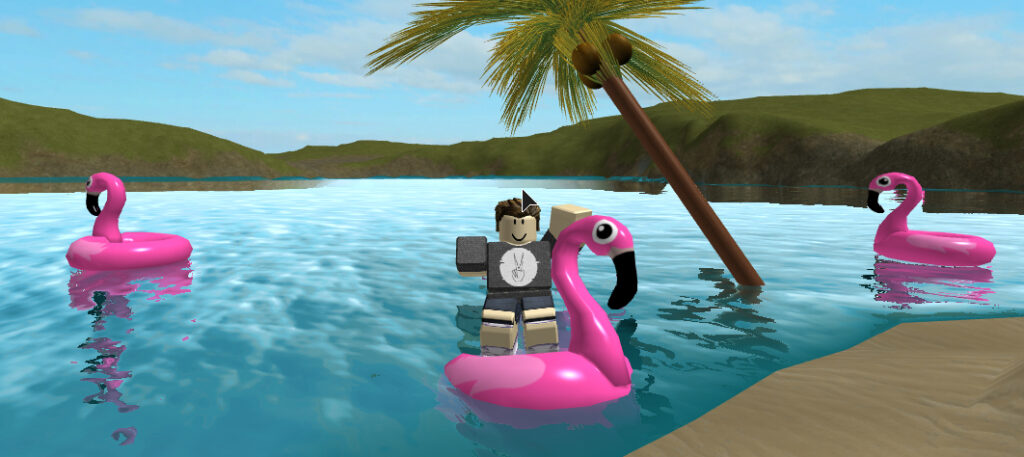 Hur man gör en användbar flamingo-badring till Roblox